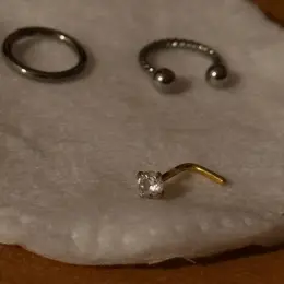 Сережки для пірсингу носа 8мм