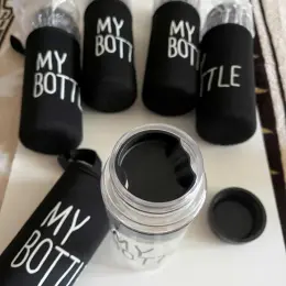Пляшки для води "MY BOTTLE" в чохлі