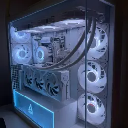Комп'ютер AMD Ryzen 9 9950X3D, MSI GeForce RTX 5070 Ti, 32GB DDR5, 1TB SSD White