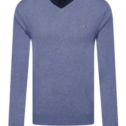 Вовняний светр Tommy Hilfiger чоловічий синій розмір M