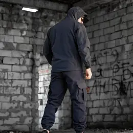 Універсальний тактичний костюм Softshell Navy Blue