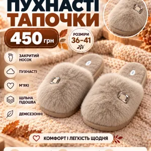 Закриті тапочки